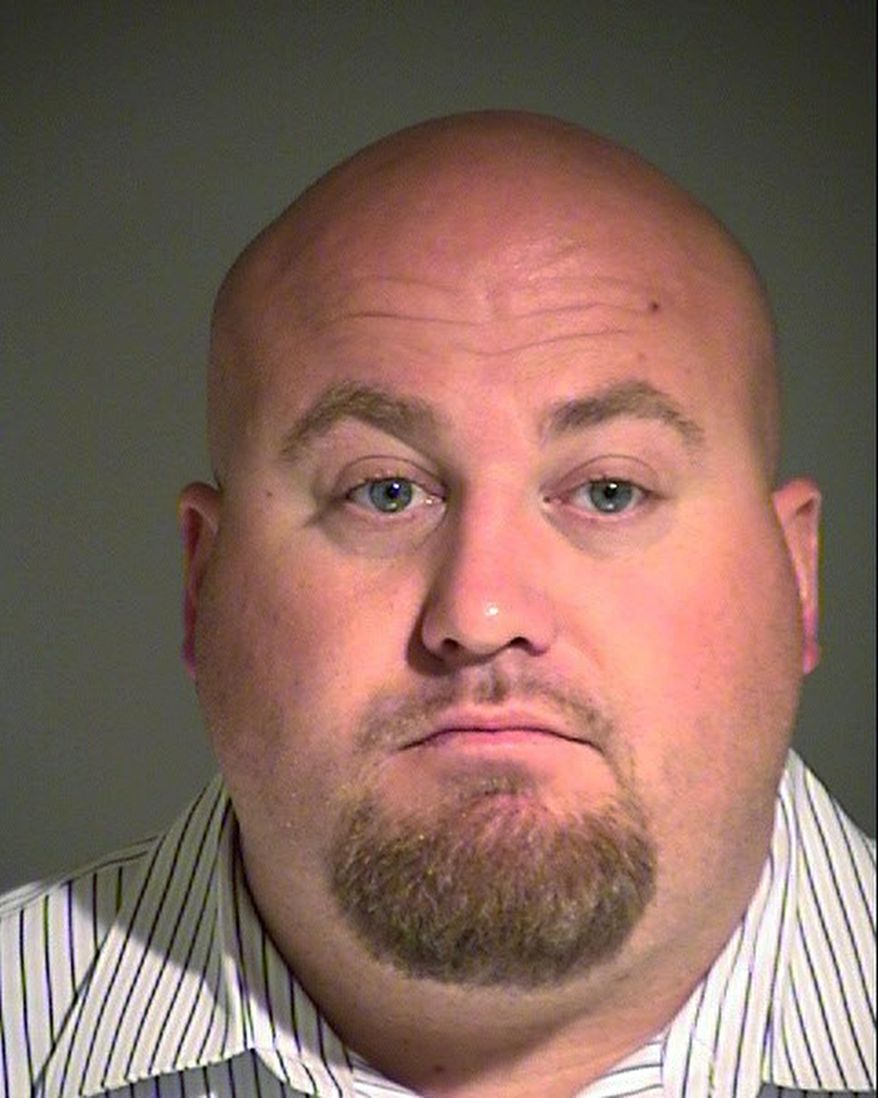 This undated photo provided by the Ventura County Sheriff's Office shows David Gerald McNabb. California authorities are trying to determine why McNabb stabbed and beat his sister, mother and a third person to death in their home. The Santa Barbara County Sheriff's Office says 43-year-old David Gerald McNabb was shot to death in a confrontation Friday night, Dec. 28, 2018, when deputies entered the home in the town of Orcutt, Calif. McNabb had been a sheriff's custody deputy from July 2001 until he resigned in March 2012. His record includes a 2014 conviction for felony domestic violence. (Ventura County Sheriff's Office via AP)