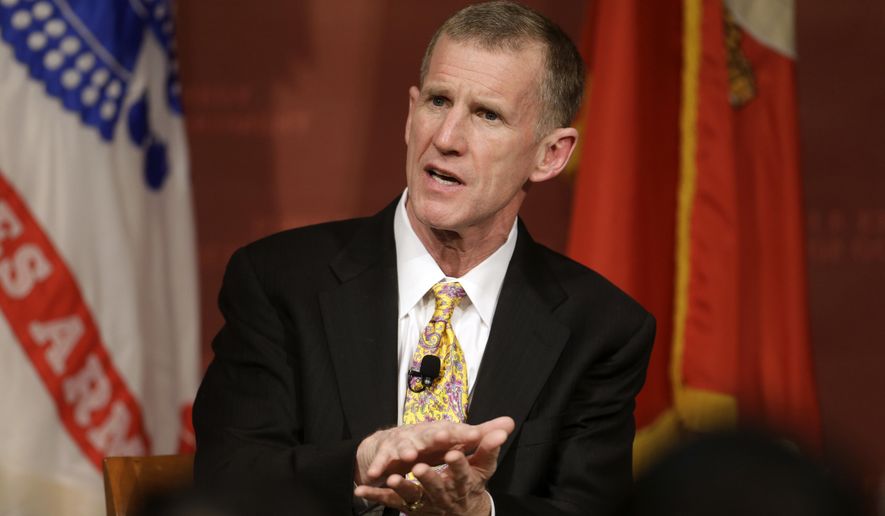 Retired U.S. Army Gen. Stanley M. McChrystal has said President Trump is immoral and doesn&#39;t tell the truth. Mr. Trump responded by saying Gen. McChrystal is known for his &quot;big, dumb mouth.&quot; (Associated Press/File)