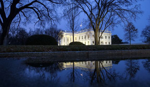 The North Portico of the White House is seen, Friday, Dec. 28, 2018, in Washington. The partial government shutdown will almost certainly be handed off to a divided government to solve in the new year, as both parties traded blame Friday and President Donald Trump sought to raise the stakes in the weeklong impasse. (AP Photo/Alex Brandon)