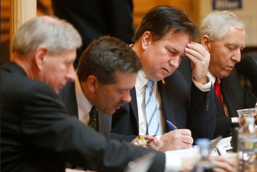 "This ain't your granddaddy's Democratic Party," said Virginia Del. Tim Hugo, a Republican. Republicans hold only slight majorities in the state General Assembly. (Associated Press)