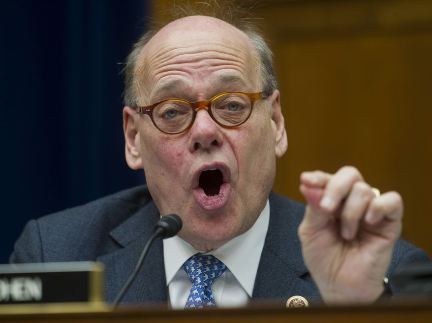 Rep. Steve Cohen, D-Tenn., questions Michael Botticelli, deputy director, Office of National Drug Control Policy, as he testifies on Capitol Hill in Washington, Tuesday, Feb. 4, 2014, before the House Government Operations subcommittee hearing to examine the administration's marijuana policy. (AP Photo/Cliff Owen) ** FILE **