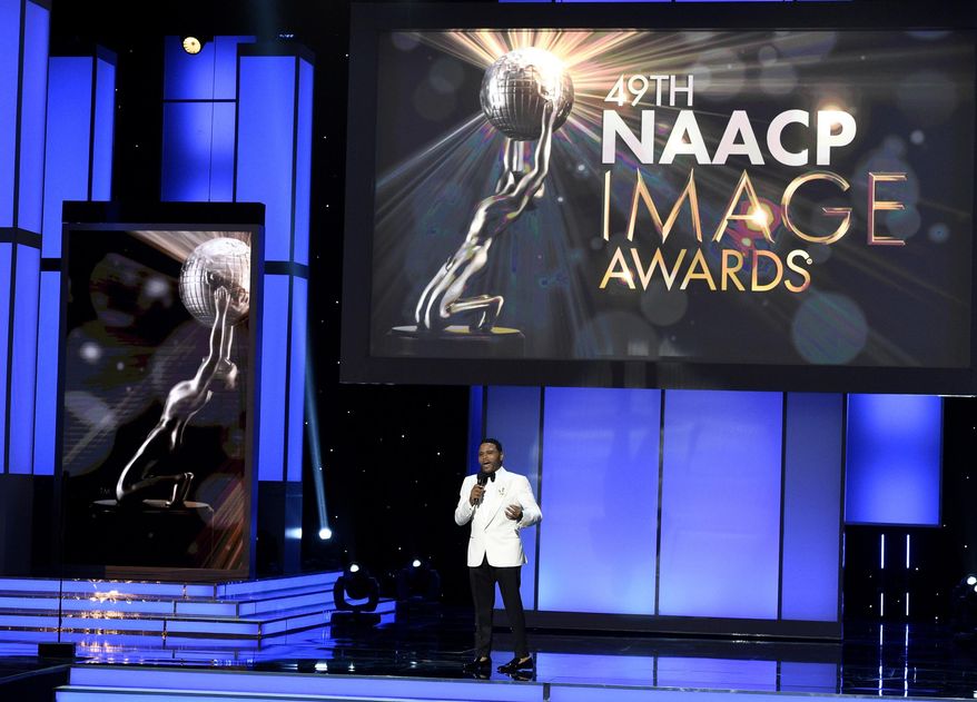 In this Monday, Jan. 15, 2018 file photo, host Anthony Anderson speaks at the 49th annual NAACP Image Awards at the Pasadena Civic Auditorium in Pasadena, Calif. The NAACP Image Awards will be televised live for the first time from the Dolby Theatre. NAACP and TV One officials announced Thursday, Jan. 3, 2019, that the 50th awards ceremony will be televised on the cable network at the venue in Hollywood, Calif., on March 30. (Photo by Chris Pizzello/Invision/AP, File)
