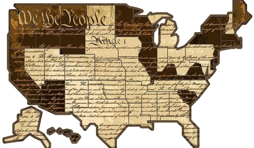 Twenty Eight States Illustration by Greg Groesch/The Washington Times