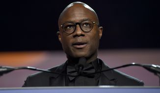 Barry Jenkins presents the chairman&#39;s award at the 30th annual Palm Springs International Film Festival on Thursday, Jan. 3, 2019, in Palm Springs, Calif. (Photo by Chris Pizzello/Invision/AP)