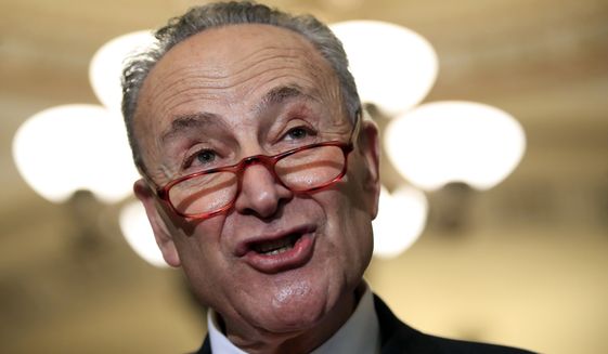 Senate Minority Leader Charles E. Schumer says he is suspicious of the Treasury&#39;s breaks for three companies associated with a Russian oligarch. (Associated Press/File)