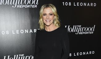 n this April 12, 2018 file photo, television journalist Megyn Kelly attends The Hollywood Reporter&#39;s annual 35 Most Powerful People in Media event at The Pool in New York. (Photo by Evan Agostini/Invision/AP, File)