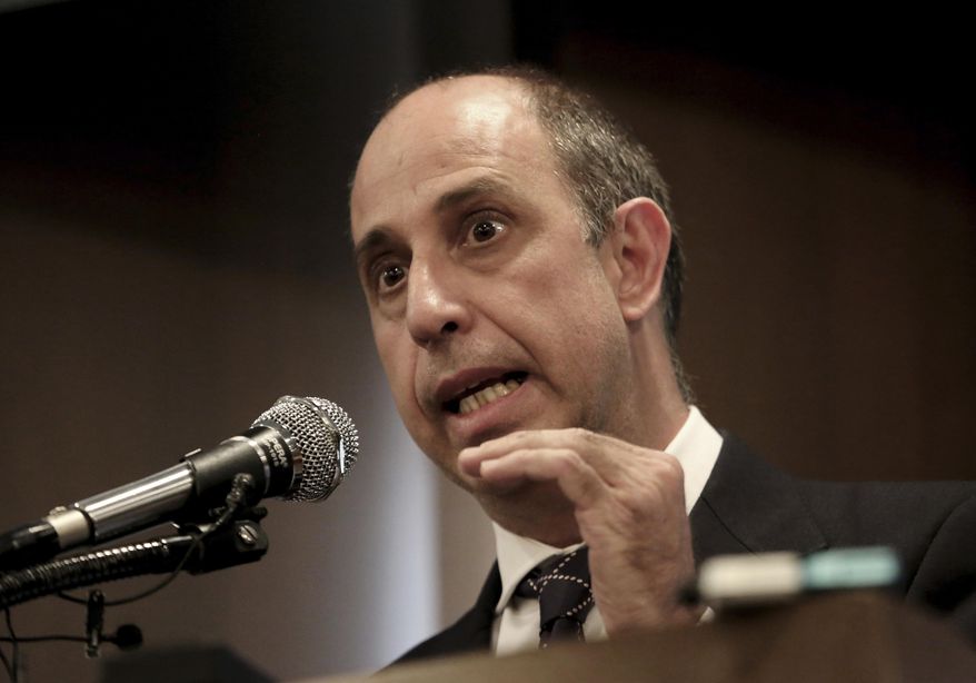 Tomas Ojea Quintana, the United Nations special rapporteur on the situation of human rights in North Korea, speaks during a press conference in Seoul, South Korea, Friday, Jan. 11, 2019. Quintana says negotiations on North Korea's denuclearization must also include its abysmal human rights situation. (AP Photo/Ahn Young-joon)