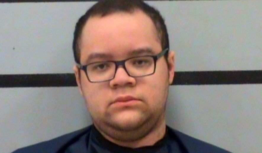 This booking photo provided by the Lubbock County Sheriff's Office shows Isaiah Alexander Allen, 22, of Lubbuck, Texas, who prosecutors say faces up to five years in prison for cyberstalking a California woman he once dated and posting nude photos of her that were viewed more than 1 million times. (Lubbock County Sheriff's Office via AP)