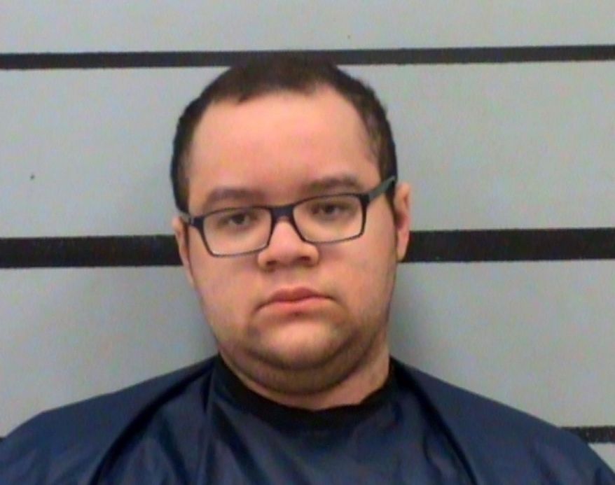 This booking photo provided by the Lubbock County Sheriff's Office shows Isaiah Alexander Allen, 22, of Lubbuck, Texas, who prosecutors say faces up to five years in prison for cyberstalking a California woman he once dated and posting nude photos of her that were viewed more than 1 million times. (Lubbock County Sheriff's Office via AP)