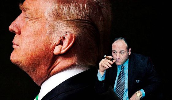 President Donald Trump and Tony Soprano     The Washington Times