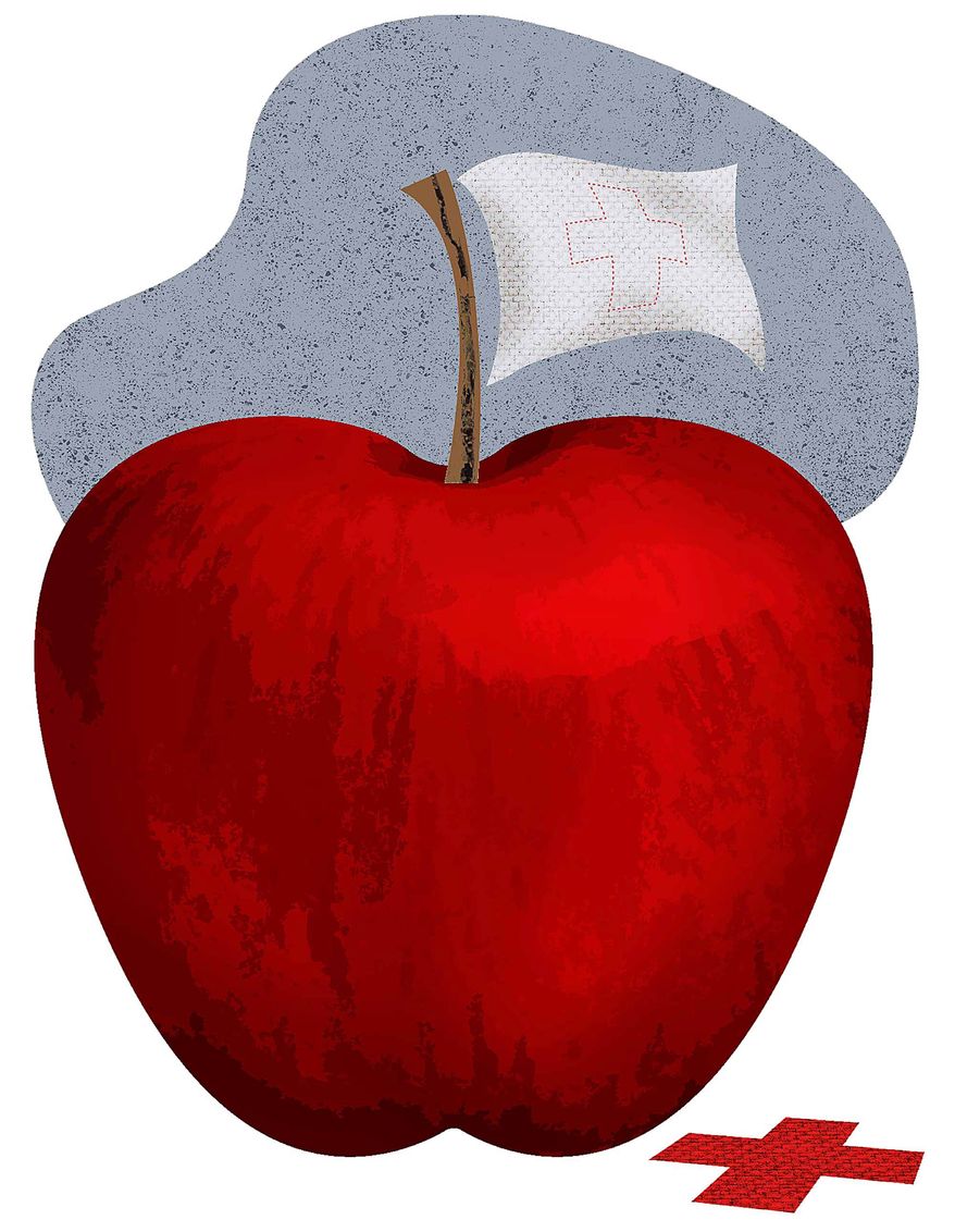 Broken Public Health Care in the Big Apple Illustration by Greg Groesch/The Washington Times