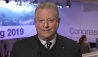 Former Vice President Al Gore discusses climate change on CNN, Jan. 23, 2019. (Image: CNN screenshot)