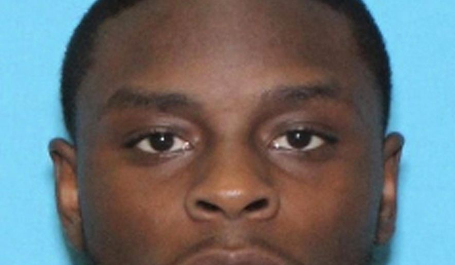 This undated photo provided by the Orland Park Police Department shows Jakharr Williams. Williams, wanted in connection with the shooting death of an 18-year-old at a suburban Chicago mall, was arrested Wednesday, Jan. 23, 2019, without incident. He was wanted in connection with Monday's fatal shooting of Javon Britten of Richton Park. (AP Photo/Orland Park Police Department)