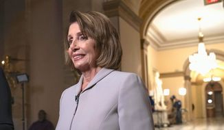 A poll from NBC News/Wall Street Journal reveals a drop in House Speaker Nancy Pelosi&#x27;s favorability during the government shutdown. (Associated Press)