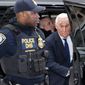 Former campaign adviser for President Donald Trump, Roger Stone, arrives at Federal Court, Tuesday, Jan. 29, 2019, in Washington. Stone was arrested in the special counsel&#39;s Russia investigation and was charged with lying to Congress and obstructing the probe. (AP Photo/Alex Brandon)