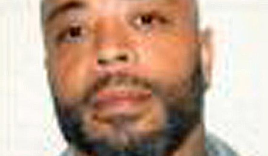 This undated photo from The Nebraska Correctional Services Department shows inmate Anthony Gafford. Authorities say Gafford, convicted of a 1997 Omaha slaying escaped a Lincoln work-release center six days after his victim's son was killed. The Nebraska Correctional Services Department says Gafford left the Community Corrections Center-Lincoln Saturday morning, Jan. 27, 2019, to go to work but never returned. The department's Laura Strimple said Tuesday, Jan. 29 that there's been no change in his escaped status. (The Nebraska Correctional Services Department via AP)