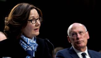 Testimony by CIA Director Gina Haspel and Director of National Intelligence Daniel Coats supports the White House on many policy issues. (Associated Press)