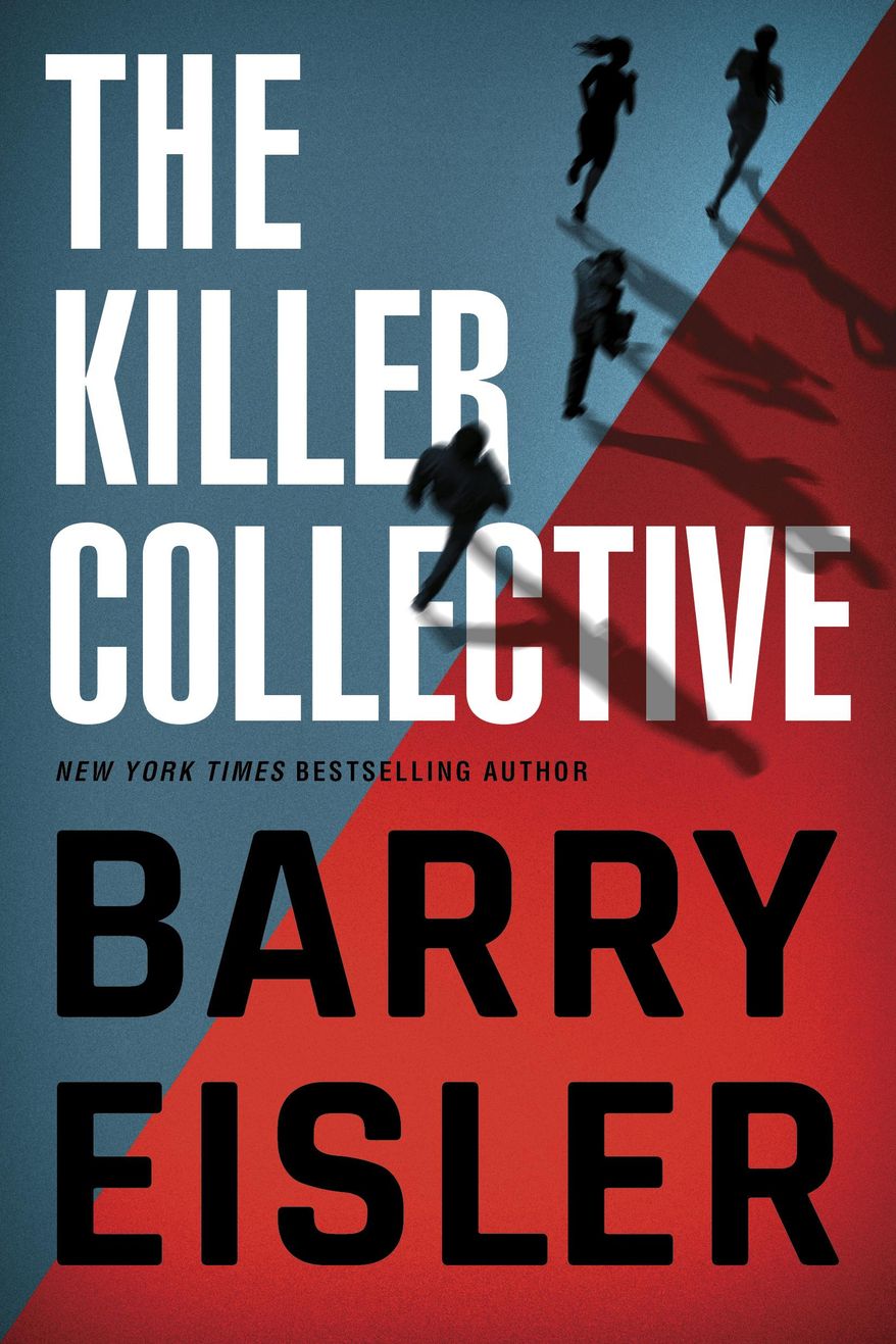 This cover image released by Thomas & Mercer shows "The Killer Collective," by Barry Eisler. (Thomas & Mercer via AP)