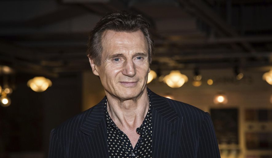 In this Tuesday, Sept. 13, 2016, file photo, actor Liam Neeson poses for photographers upon his arrival at the premiere of the film "Hunt For The Wilderpeople" in London. Liam Neeson says he had violent thoughts some time ago about killing a black person after learning that someone close to him had been raped. (Photo by Vianney Le Caer/Invision/AP, file)