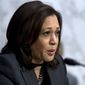Sens. Kamala Harris (pictured) and Kirsten Gillibrand on Thursday became the first major contenders in the field to say Virginia Lt. Gov. Justin Fairfax&#39;s accuser is credible and to call for her allegations against the lieutenant governor to be investigated. (Associated Press)