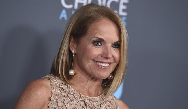 In this Jan. 11, 2018, file photo, Katie Couric poses in the press room at the 23rd annual Critics&#x27; Choice Awards in Santa Monica, Calif. (Photo by Jordan Strauss/Invision/AP, File)
