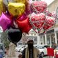 A Pakistani vendor waits for customers to sell balloons ahead of the Valentine&#39;s Day in Lahore, Pakistan, on Wednesday. Celebrating Valentine&#39;s Day is considered &quot;un-Islamic&quot; by some in Pakistan, but many still exchange gifts with others. One university has rebranded it as &quot;Sister&#39;s Day&quot; and gained notoriety for doing so. (Associated Press)