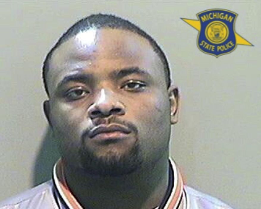 This photo provided by the Michigan State Police shows Derrick Devon Durham. Durham is facing murder and other charges following the shooting death of a 3-year-old boy on a Detroit freeway. (Michigan State Police via AP)