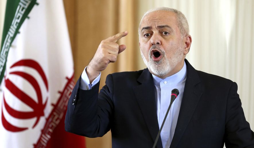 Iranian Foreign Minister Mohammad Javad Zarif speaks at a news conference in Tehran, Iran, Wednesday, Feb. 13, 2019. An American-led meeting on the Mideast in Warsaw, which started Wednesday, was initially pegged to focus entirely on Iran. However, the U.S. subsequently made it about the broader Middle East, to boost participation. Zarif on Wednesday predicted the Warsaw summit would not be productive for the U.S. &amp;quot;I believe it's dead on arrival or dead before arrival,&amp;quot; he said. (AP Photo/Ebrahim Noroozi)