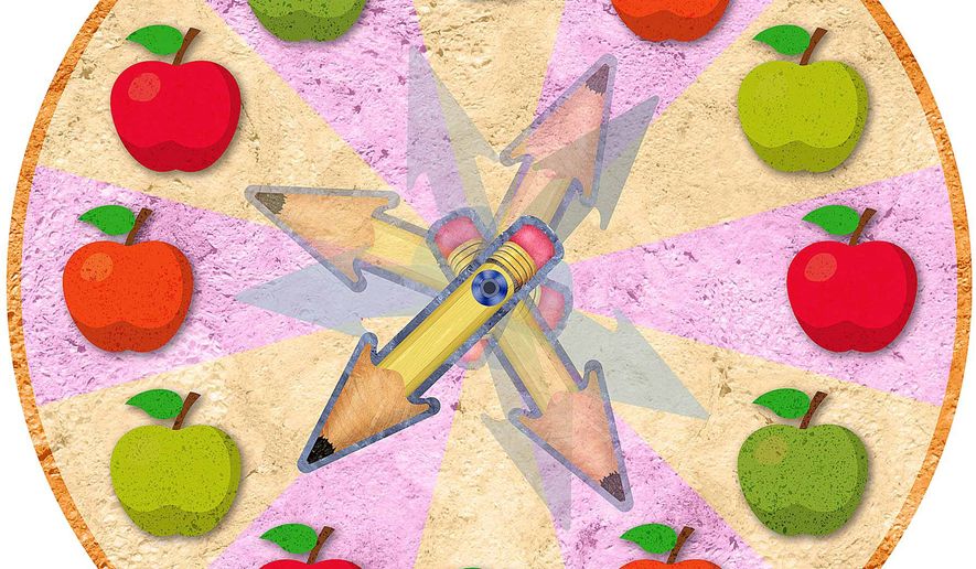 Education Choices Illustration by Greg Groesch/The Washington Times