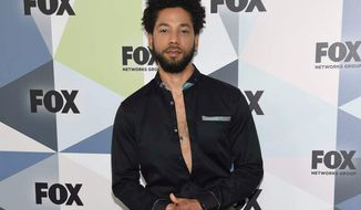 Jussie Smollett, a cast member on &quot;Empire,&quot; said he was attacked by two men in Chicago last month. However, holes are emerging in his story and it brings to mind stories of hoaxes that dominated the news cycle since President Trump was elected. (Associated Press Photographs)