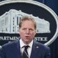 U.S. Attorney Geoffrey Berman for the Southern District of New York speaks during a news conference at the Department of Justice in Washington. (AP Photo/Alex Brandon)
