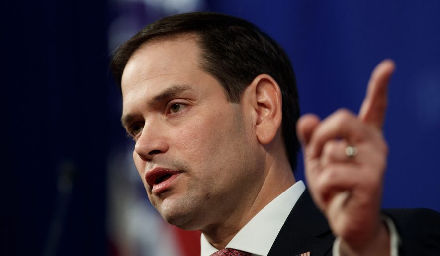 Sen. Marco Rubio, Florida Republican. (Associated Press)