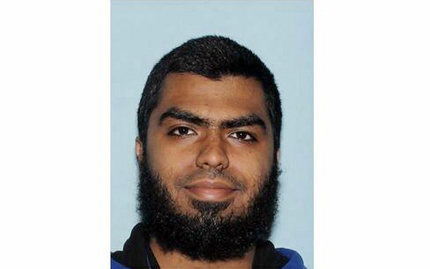 FILE - This undated file photo provided by the Maricopa County Sheriff's Office shows Ismail Hamed, who authorities say threw rocks at a sheriff's sergeant in metro Phoenix six weeks ago and wielded a knife toward the officer. A court record that authorities were forced to release this week alleges Hamed asked the sergeant to shoot him during the violent encounter. Hamed, who was shot by the sergeant, has pleaded not guilty to assault and terrorism charges. (Maricopa County Sheriff's Office via AP, File)