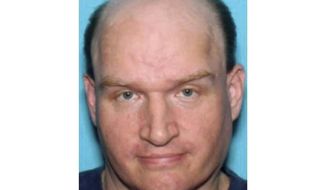 FILE - This undated identification file photo released Monday, Jan. 7, 2019, by the Vermont State Police shows Everett Simpson. Simpson is due in federal court Friday, Feb. 22, 2019,in Burlington, Vt., on charges he abducted a woman and her child outside the Mall of New Hampshire in Manchester, N.H., then drove them to Vermont. (Vermont State Police via AP, File)