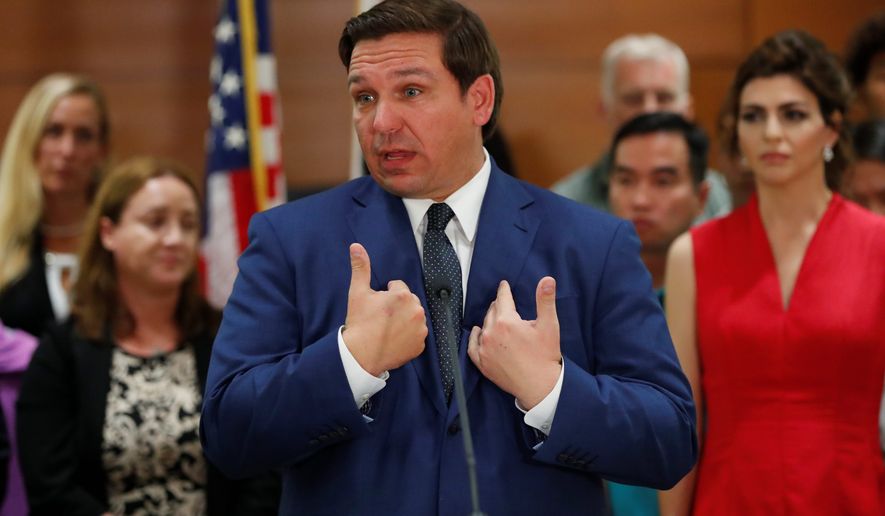 On Wednesday, Florida Gov. Ron DeSantis&#x27;s administration moved to oppose a court ruling that granted a license for exploratory drilling in Miramar. (Associated Press)