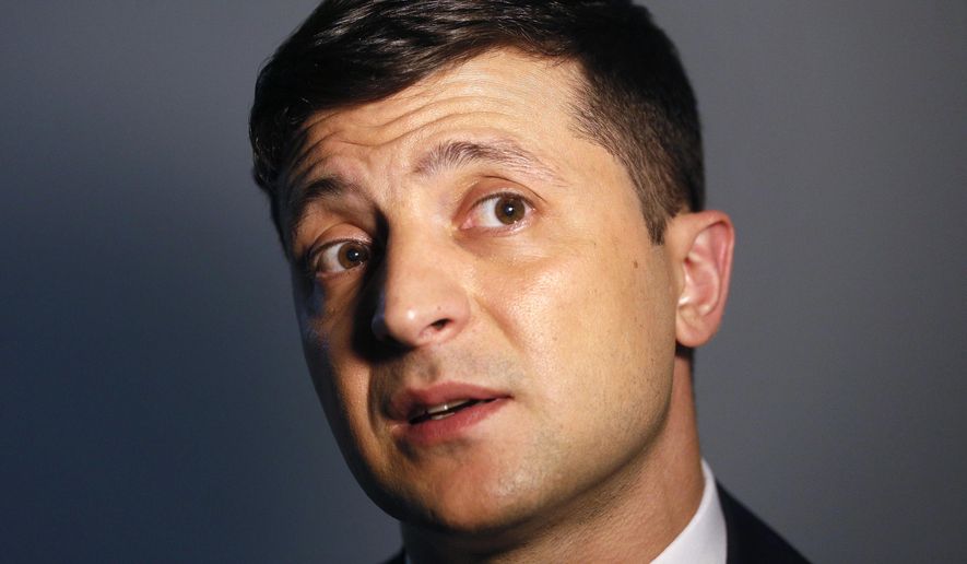 Volodymyr Zelenskiy, a comedian who is leading Ukraine&#39;s presidential election race, has urged his supporters to propose candidates for top government jobs. (Associated Press/File)