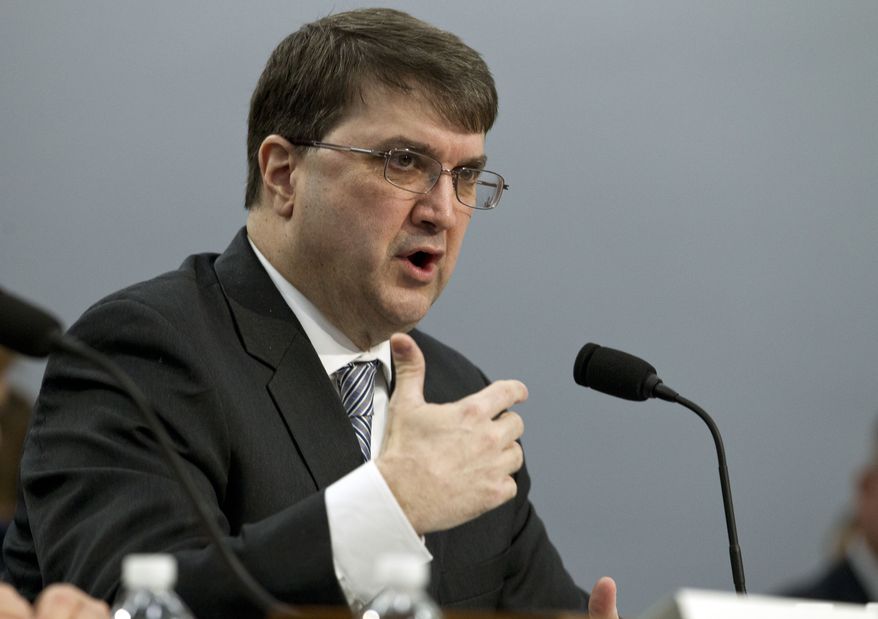 Veterans Affairs Secretary Robert Wilkie testifies before the House Appropriations subcommittee on Capitol Hill in Washington, Tuesday, Feb. 26, 2019. (AP Photo/Jose Luis Magana) ** FILE **