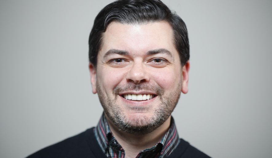 Jack Auresto is photographed Monday, Feb. 25, 2019, at The Associated Press in Washington. The AP is naming Auresto as deputy Washington bureau chief for video, a key leadership role in AP's Washington bureau. (AP Photo/Pablo Martinez Monsivais)