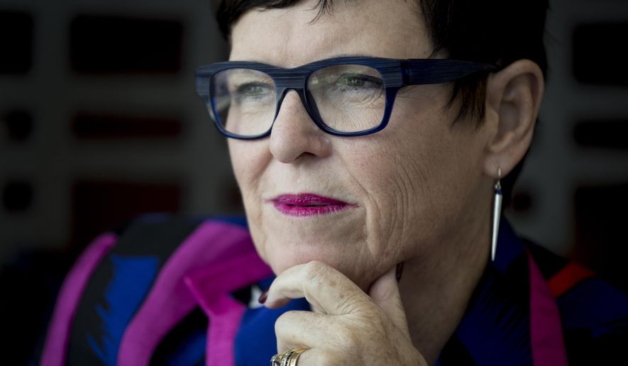 FILE- In this Dec. 7, 2017, file photo, former New Zealand Prime Minister Dame Jenny Shipley poses for a portrait in Auckland, New Zealand. A judge ordered Shipley, the nation's first female leader, on Tuesday, Feb. 26, 2019 to pay several million dollars in compensation for her role in the collapse of a construction company. (Dean Purcell/New Zealand Herald via AP)