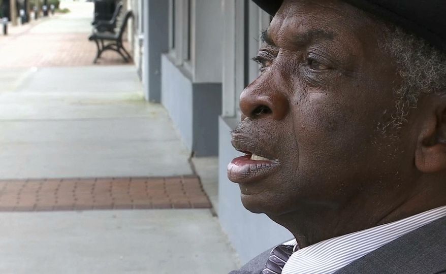 In this Tuesday, Feb. 27, 2019, image made from video Glendell Robinson, a Bladen County resident, pauses in Bladen County, N.C. A ballot-fraud scandal that has led North Carolina to order a do-over congressional election could give the Democrats a strong shot at taking back a seat that has been held by the Republicans since John F. Kennedy was in the White House. But there are also fears that the scandal could cut both ways, with fatigue and disillusionment over the electoral system keeping some voters home. “It could be a lot of folks is not going to vote. Period,” said Robinson, a Democrat who plans to vote. He said he has never seen anything like the scandal, having lived all of his 78 years in Bladen County, and hopes others will be able to overcome fears that their votes won’t count. (AP Photo/Sarah Blake Morgan)