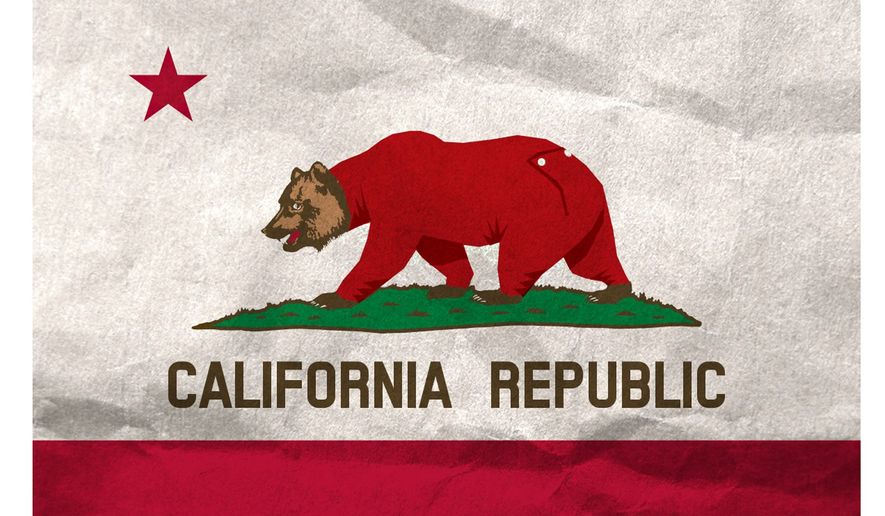 Illustration on banning fur in California by Alexander Hunter/The Washington Times