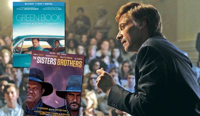 Hugh Jackman is Gary Hart in &quot;The Front Runner,&quot; now available in the Blu-ray format along with &quot;Green Book&quot; and &quot;The Sisters Brothers.&quot;