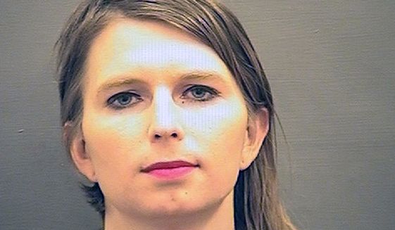 This booking photo provided by the Alexandria Sheriffs Office, in Virginia, shows Chelsea Manning. On Friday, March 8, 2019, Manning, who served years in prison for leaking one of the largest troves of classified documents in U.S. history, was sent to jail for refusing to testify before a grand jury investigating Wikileaks. (Alexandria Sheriffs Office via AP)