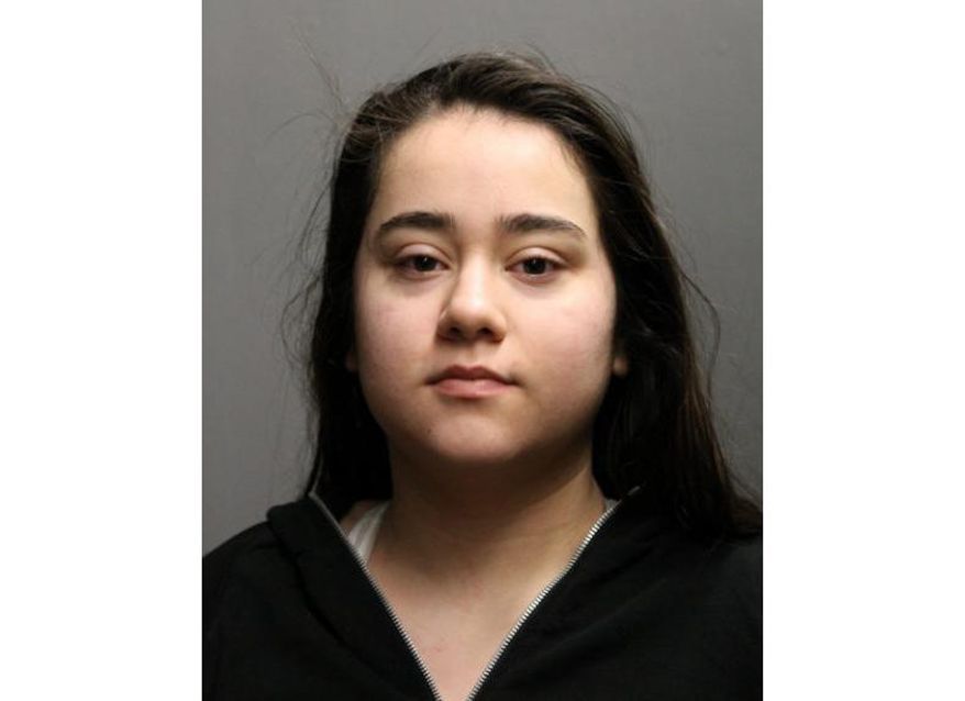 This undated photo provided by the Chicago Police Department shows Emily Petronella. Chicago police say an officer was shot while executing a warrant and a suspect was taken into custody.Police said in a news release Sunday, March 10, 2019, that Petronella has been charged with aggravated assault of a peace officer. (Chicago Police Department via AP)