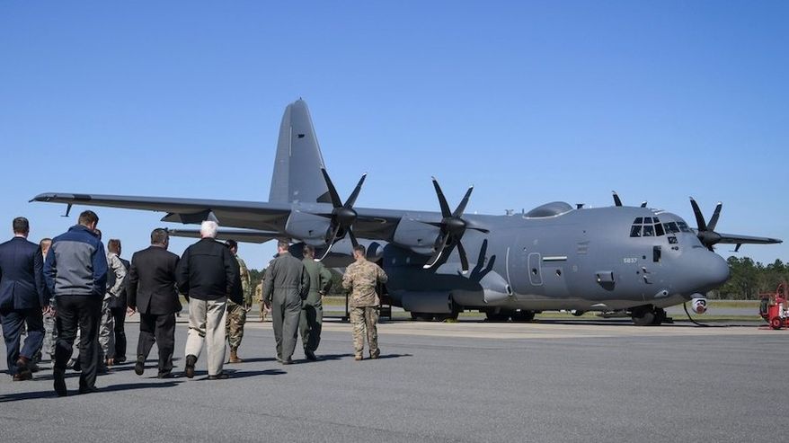 The AC-130J Ghostrider was delivered to Air Force Special Operations Command on March 6, 2019, in Crestview, Florid. (Image: U.S. Air Force, Senior Airman Caleb Pavao)