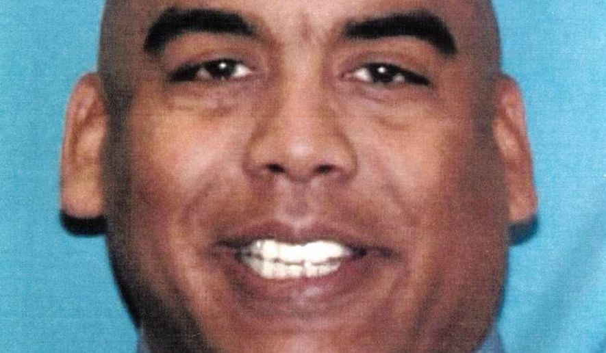 This undated photo provided by the Department of Justice shows Columbus vice squad Officer Andrew Mitchell. The longtime police officer forced women to have sex with him under threat of an arrest, pressured others to help cover up crimes, and lied to federal investigators when he said he'd never had sex with prostitutes, according to charges unveiled Monday, March 11, 2019. (Department of Justice via AP)