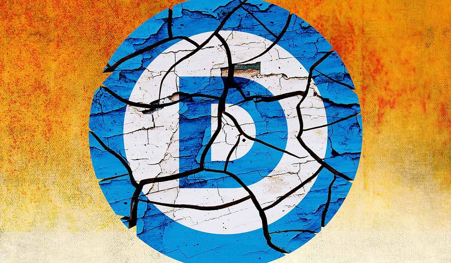 Dem Crack Up Illustration by Greg Groesch/The Washington Times
