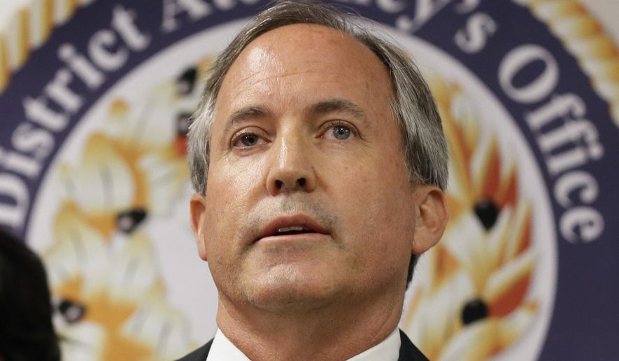 Attorney General Ken Paxton's office says that as a state with sovereign powers under the Constitution, Texas can't be treated like a federal agency or Cabinet secretary who can be compelled to comply. (Associated Press)