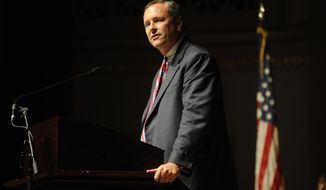 In this Aug. 28, 2014 photo, Davidson County District Attorney Glenn Funk speaks in Nashville, Tenn. The Tennessee Supreme Court has ruled Wednesday, March 13, 2019, in favor of a Nashville television reporter sued for defamation by Funk. Tennessee’s fair report privilege protects reporters from defamation suits when they report fairly and accurately on an official action or proceeding. The court ruled there is no malice exception. (Sanford Myers/The Tennessean via AP)