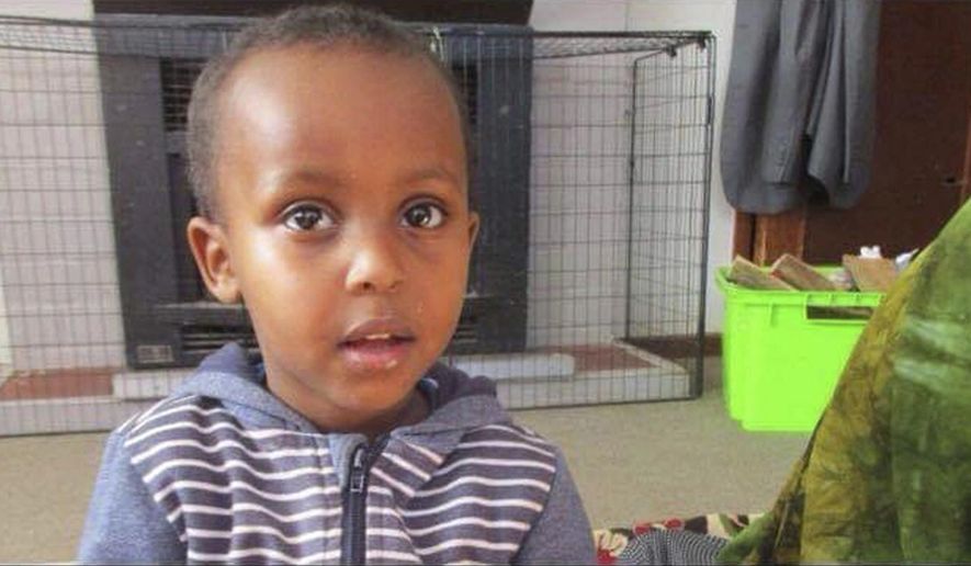 In this undated photo supplied by Abdi Ibrahim, shows a photo of his three-year-old brother, Mucaad, who is the youngest known victim of the mass shooting in Christchurch, New Zealand on Friday, March 15, 2019. His older brother, Abdi Ibrahim, said police confirmed to the family that the toddler had been killed in the attack. Mucaad was at the Al Noor mosque with Abdi and their father on Friday when a gunman stormed in and began shooting people. (Abdi Ibrahim via AP)
